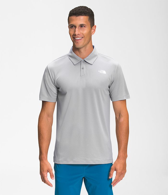 The North Face T Shirts Męska Szare Wander Polo - GDPA67354